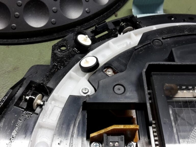 Pioneer CDJ-2000 Jog Wheel Rollen verklebt